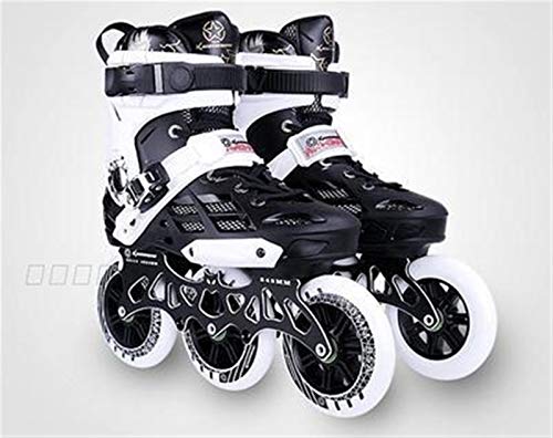 Inline-Skates für Erwachsene, 3 große Rollen, waschbar, tragbar, atmungsaktiv und bequem (A,36) von DIoFent