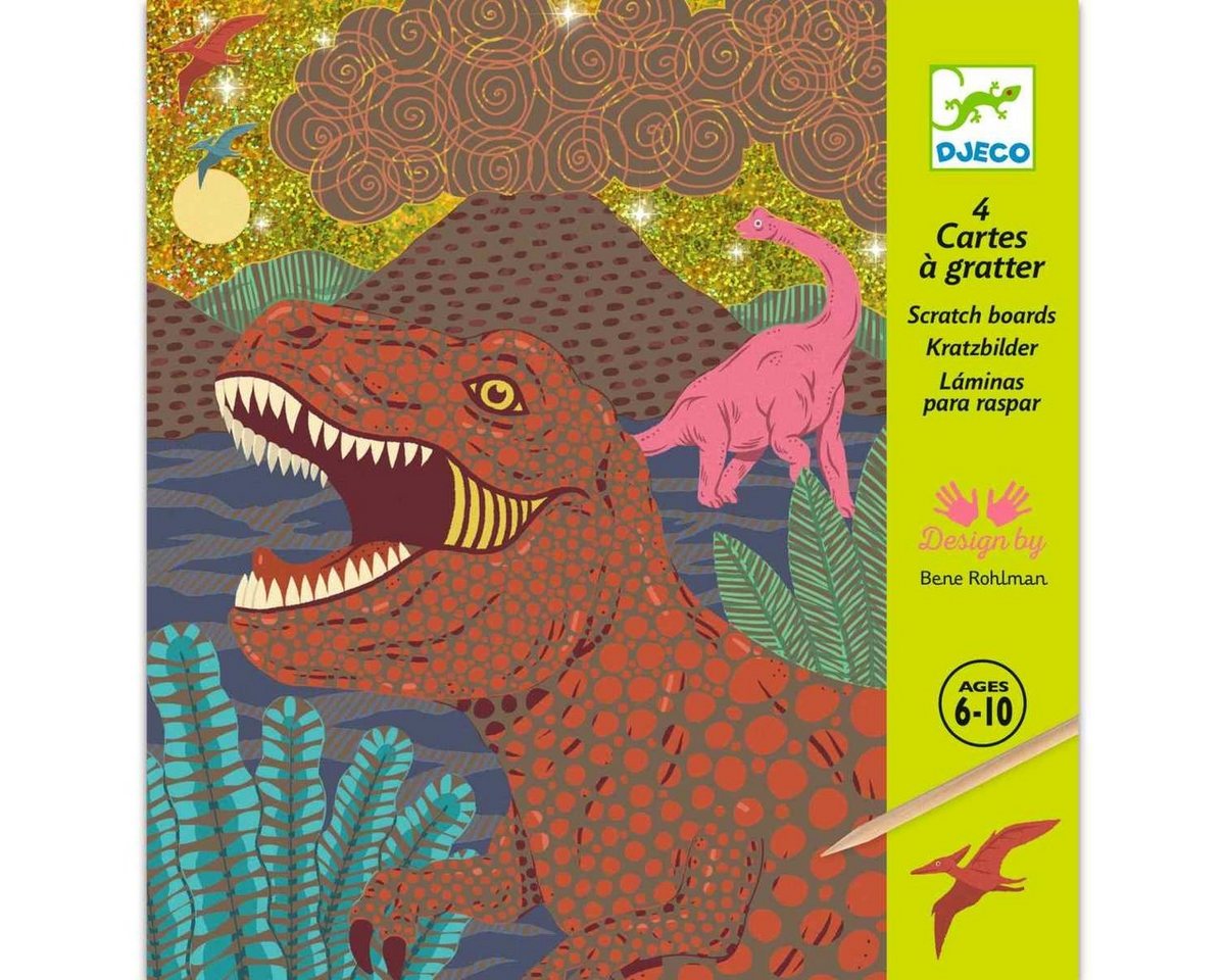 DJECO Kreativset Kratzbilder: Der Ball der jungen Grazien oder Dinosaurier DJECO Kreativset Kratzbilder: Der Ball der jungen Grazien oder Dinosaurier von DJECO