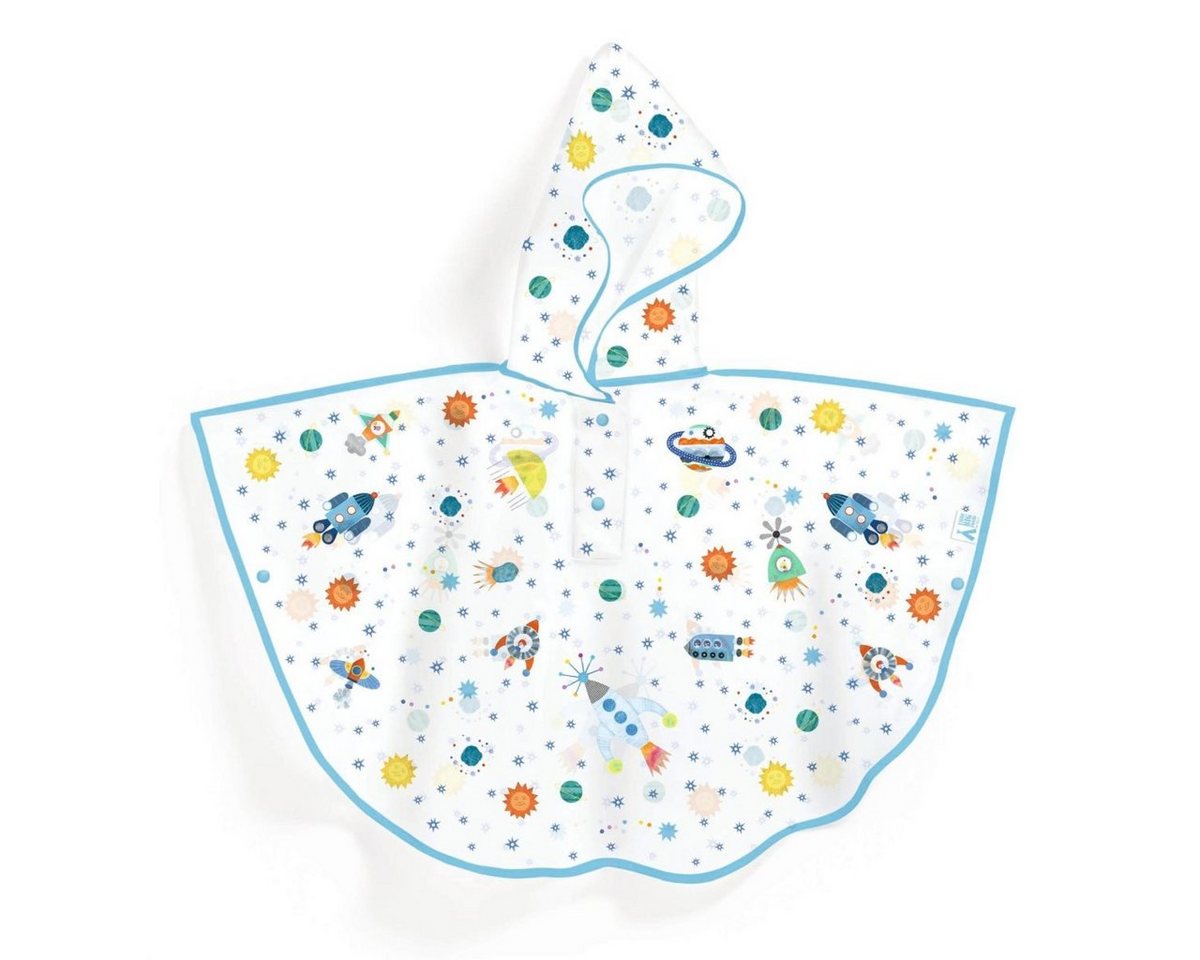 DJECO Regenjacke Regencape mit Kapuze für Kinder von 5-7 Jahren von DJECO