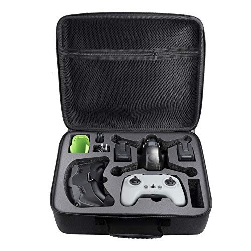 DJYILUF DJFEI Tragbare Tragetasche für DJI FPV Combo Drohne, Tragbare wasserdichte Koffer Kompatibel mit DJI FPV Combo Drohne Fernbedienung und Zubehör von DJYILUF