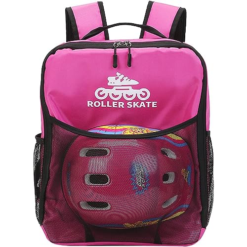 DJFOG Kinder-Schlittschuh-Tasche, Rollschuh-Tasche, Rollschuh-Rucksack, Schlittschuh-Inline-Skate-Aufbewahrungstasche, professionelle Rollschuh-Umhängetasche,Rosa,M DJFOG Kinder-Schlittschuh-Tasche, Rollschuh-Tasche, Rollschuh-Rucksack, Schlittschuh-Inline-Skate-Aufbewahrungstasche, professionelle Rollschuh-Umhängetasche,Rosa,M von DJFOG