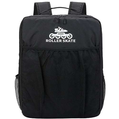 DJFOG Kinder-Schlittschuh-Tasche, Rollschuh-Tasche, Rollschuh-Rucksack, Schlittschuh-Inline-Skate-Aufbewahrungstasche, professionelle Rollschuh-Umhängetasche,Schwarz,S DJFOG Kinder-Schlittschuh-Tasche, Rollschuh-Tasche, Rollschuh-Rucksack, Schlittschuh-Inline-Skate-Aufbewahrungstasche, professionelle Rollschuh-Umhängetasche,Schwarz,S von DJFOG