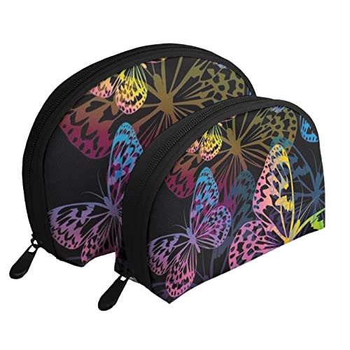 Schmetterlings-Kosmetiktasche, Reise-Clutch-Tasche für Frauen und Mädchen von DJNGN