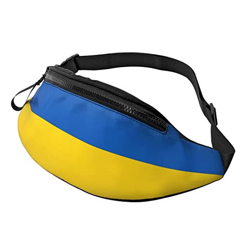 Ukrainische lässige Gürteltasche für Männer und Frauen, Verstellbarer Gürtel, Gürteltasche für Reisen, Wandern, Radfahren, Laufen, Festival, Rave von DJNGN