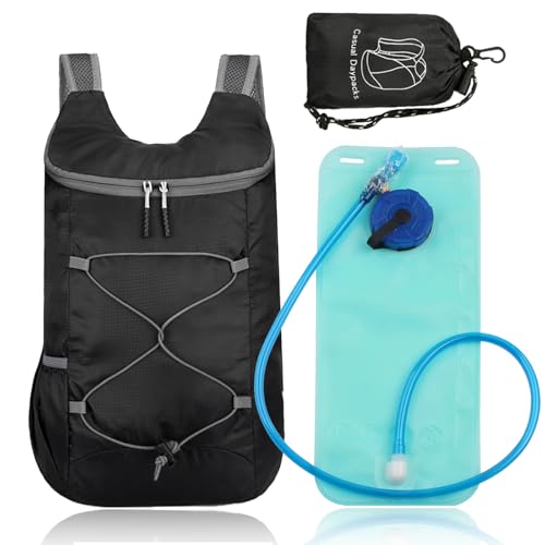 DKDDSSS Laufweste mit Trinkflasche - Trailrunning Rucksack für Damen und Herren - Leichtes Laufrucksack mit Trinkblase - Jogging Weste für Fahrrad und Joggen - Trinkrucksack 2L - Wanderrucksack DKDDSSS Laufweste mit Trinkflasche - Trailrunning Rucksack für Damen und Herren - Leichtes Laufrucksack mit Trinkblase - Jogging Weste für Fahrrad und Joggen - Trinkrucksack 2L - Wanderrucksack von DKDDSSS