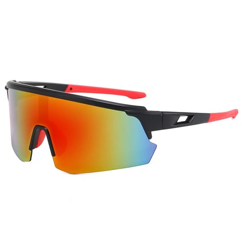 DKDDSSS Sport Sonnenbrille, Polarisiert Fahrradbrille, Fahrradbrille Winddicht, Schnelle Brille, Schnelle Brille Rave, Radfahrer Brille für Herren Damen UV400 Schutz für Outdooraktivitäten Rot DKDDSSS Sport Sonnenbrille, Polarisiert Fahrradbrille, Fahrradbrille Winddicht, Schnelle Brille, Schnelle Brille Rave, Radfahrer Brille für Herren Damen UV400 Schutz für Outdooraktivitäten Rot von DKDDSSS