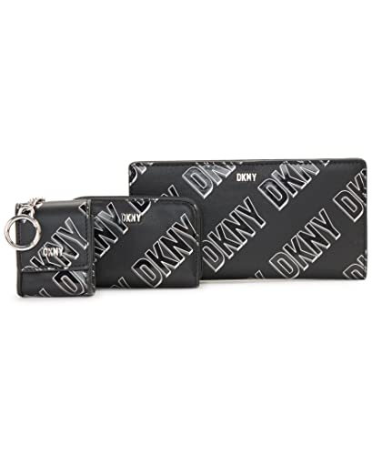 DKNY Damen Casual Phoenix 3 in 1 Box Set Klassische Geldbörse, Schwarz/Weiß, Einheitsgröße, Casual Phoenix 3-in-1 Box Set Classic Wallet DKNY Damen Casual Phoenix 3 in 1 Box Set Klassische Geldbörse, Schwarz/Weiß, Einheitsgröße, Casual Phoenix 3-in-1 Box Set Classic Wallet von DKNY