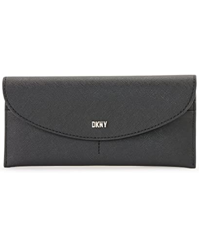 DKNY Damen Casual Phoenix Flap Classic Wallet, Schwarz/Silber, Einheitsgröße, Casual Phoenix Flap Wallet Classic Wallet DKNY Damen Casual Phoenix Flap Classic Wallet, Schwarz/Silber, Einheitsgröße, Casual Phoenix Flap Wallet Classic Wallet von DKNY