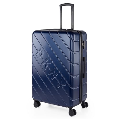 DKNY - Koffer Groß 4 Räder Großer Koffer Leichte - Reisekoffer mit Rollen Groß. Reisekoffer Groß für Flugzeuge Koffer Hartschale mit Geprüftem Schloss - Trolley Koffer Groß, Marine Blau DKNY - Koffer Groß 4 Räder Großer Koffer Leichte - Reisekoffer mit Rollen Groß. Reisekoffer Groß für Flugzeuge Koffer Hartschale mit Geprüftem Schloss - Trolley Koffer Groß, Marine Blau von DKNY