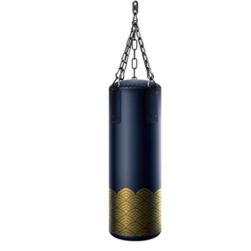 Boxsack Hängender Boxsack Erwachsene Dekompression Hängender Boxsack Taekwondo Fitness Boxen Trainingsgerät (Blau) (Größe: 120 cm) von DKSFJDUFHUFIWEDSIHD