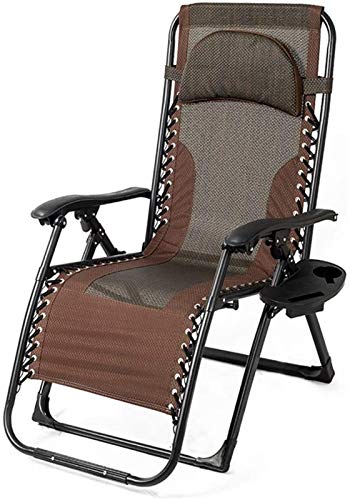 DKSNAJ Leichter, zusammenklappbarer Liegestuhl, Zero Gravity Lounge Chair, Verstellbarer, zusammenklappbarer Rasenstuhl für Deck, Terrasse, Pool, Strand, Sonnenliege, Gartenstühle (Farbe, Größe: von DKSNAJ