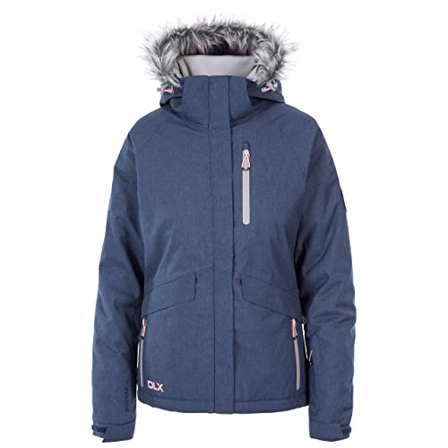 DLX Trespass Damen Warme Wasser und Winddichte Skijacke FRANCESCA, Navy marl, S, FAJKSKTR0003_NVMS von Trespass