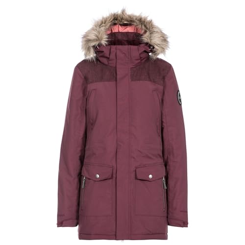 DLX Trespass Damen Wasserdichte Jacke mit Abnehmbarer Kapuze ROSARIO, Fig, S, FAJKRATR0014_FIGS DLX Trespass Damen Wasserdichte Jacke mit Abnehmbarer Kapuze ROSARIO, Fig, S, FAJKRATR0014_FIGS von Trespass