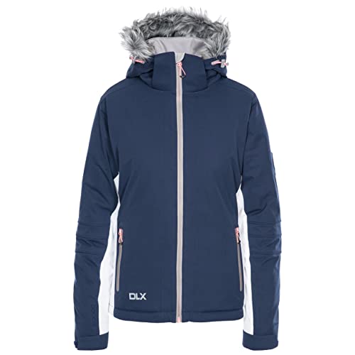 DLX Trespass Damen Warme Wasser und Winddichte Skijacke SANDRINE, Navy, L, FAJKSKTR0002_NA1L von Trespass