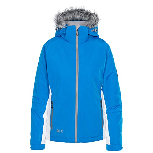 DLX Trespass Damen Warme Wasser und Winddichte Skijacke SANDRINE, Vibrant blue, S, FAJKSKTR0002_VBBS von Trespass