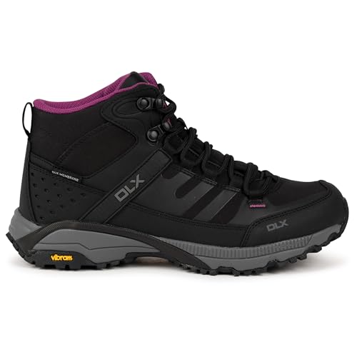 DLX Damen Womens Hiking Boot Wanderstiefel, Schwarz, 7 DLX Damen Womens Hiking Boot Wanderstiefel, Schwarz, 7 von DLX