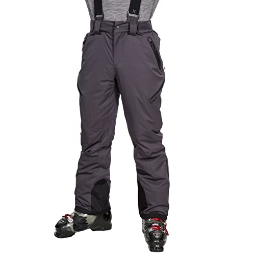 DLX Herren Kristoff wasserdichte Skihose Mit Abnehmbaren Hosenträgern, Dark Grey, XL DLX Herren Kristoff wasserdichte Skihose Mit Abnehmbaren Hosenträgern, Dark Grey, XL von DLX