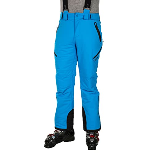 DLX Herren Kristoff wasserdichte Skihose Mit Abnehmbaren Hosenträgern, Vibrant Blue, XXS von DLX