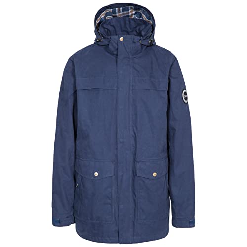 DLX Trespass Herren Wasserdichte Jacke ROWLAND, navy, XS, MAJKRAO10001_NA1XS von Trespass