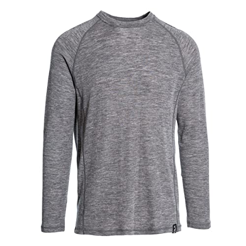 DLX Herren Wexler Antibakterielles Langärmliges Baselayer Oberteil, Dark Grey Marl, M DLX Herren Wexler Antibakterielles Langärmliges Baselayer Oberteil, Dark Grey Marl, M von Trespass