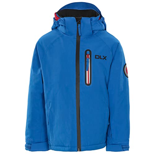 DLX Kinder LUWIN Warme wasserdichte Skijacke, Blue, 2/3 von Trespass