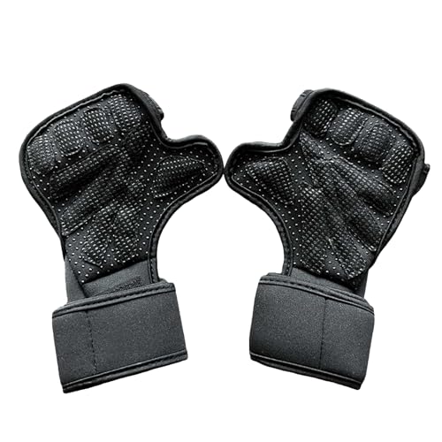 Fitness-Handflächen-Handschuhe, Neopren-Polyester, Sport-Handflächenschutz-Handschuhe, Fitness-Handschuhe mit rutschfestem Silikon-Halbfinger-Design, rutschfeste Übungshandschuhe für Fitnessstudio, von DMAIS