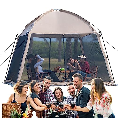 Instant Screen Zelt, Fuß Tragbares Pop-Up Outdoor Camping Pavillon Screen Zelt, Wasserdichtes Zelt mit Netz, Pop-Up-Screen Raum für Outdoor-Camping Baldachin für Ausflüge, Picknick, Campin von DMAIS