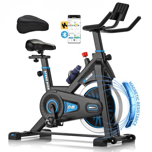 DMASUN Heimtrainer Fahrrad mit Magnetischem Widerstand, Leises Hometrainer Fahrrad, App Kompatibel mit Kinomap, Ergometer Heimtrainer für Kardio-Training zu Hause, Bis 160 Kg Belastbar DMASUN Heimtrainer Fahrrad mit Magnetischem Widerstand, Leises Hometrainer Fahrrad, App Kompatibel mit Kinomap, Ergometer Heimtrainer für Kardio-Training zu Hause, Bis 160 Kg Belastbar von DMASUN