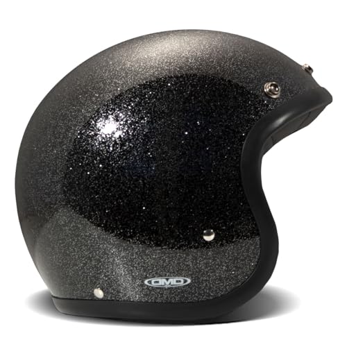 DMD Herren Jet-Vintage Motorradhelm, Schwarz, XL DMD Herren Jet-Vintage Motorradhelm, Schwarz, XL von DMD