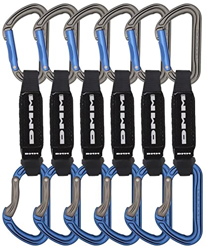 DMM Shadow Quickdraw 12 cm Titan-Blau 6er Set DMM Shadow Quickdraw 12 cm Titan-Blau 6er Set von DMM