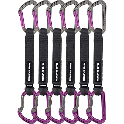 DMM Shadow Quickdraw 18 cm Titanium-Purple 6er Set von DMM