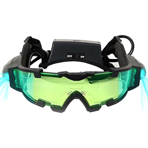 DMZK Nachtsichtbrille,LED Lampe Brille Nachtsichtgerät,Nachtbrille zum autofahren DMZK Nachtsichtbrille,LED Lampe Brille Nachtsichtgerät,Nachtbrille zum autofahren von DMZK
