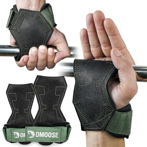 DMoose Fitness Power Lifting Grips Ranger Green (Grün, klein) von DMoose Fitness