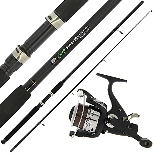 Carp Stalker Angelrute Master 2,4 m, 2 Stück, 1,1 kg & 2BB Runner Reel 4,5 kg Combo Carp Stalker Angelrute Master 2,4 m, 2 Stück, 1,1 kg & 2BB Runner Reel 4,5 kg Combo von DNA Leisure
