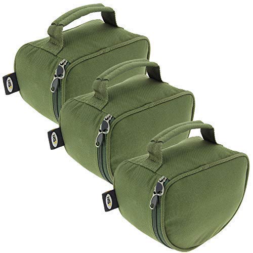 DNA 3 X Groß Luxus Reißverschluss Grün Gepolstert Rolle Tasche Hüllen für Karpfen Hecht Hochseeangeln mit Griff/Tragegriff Halter Big Pit NGT DNA 3 X Groß Luxus Reißverschluss Grün Gepolstert Rolle Tasche Hüllen für Karpfen Hecht Hochseeangeln mit Griff/Tragegriff Halter Big Pit NGT von NGT