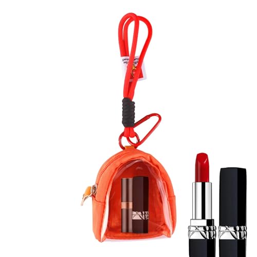 Transparente Display-Hülle, transparente Schutzhülle für Figuren | Tragbare Figuren-Display-Tasche – Staubdichte Organizer-Tasche für Kopfhörer, Figuren-Display mit ch, Farbe: Orange., Fare von DNCG