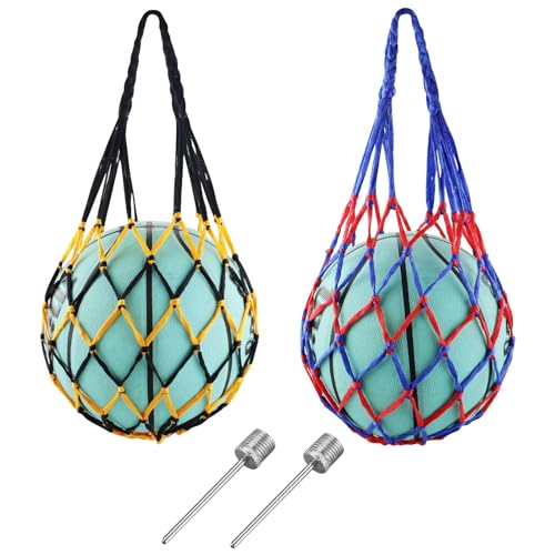 DNDGDLUA 2 Stück Ballnetz Net Tasche Tragbare Ballnetz Sports Ball Ballnetz für Fußball, Basketball Ballnetz Basketball Tasche, Ballnetztasche ür Basketball, Fußball, Volleyball, Handball, Zubehör DNDGDLUA 2 Stück Ballnetz Net Tasche Tragbare Ballnetz Sports Ball Ballnetz für Fußball, Basketball Ballnetz Basketball Tasche, Ballnetztasche ür Basketball, Fußball, Volleyball, Handball, Zubehör von DNDGDLUA