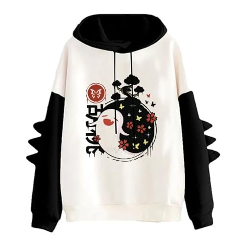 DNJKDEL Genshin Impact Anime Print Reißverschluss Hoodies Männer Frauen Harajuku Mode Langarm Plus Größe Reißverschluss Jacke Mantel-color10||S von DNJKDEL