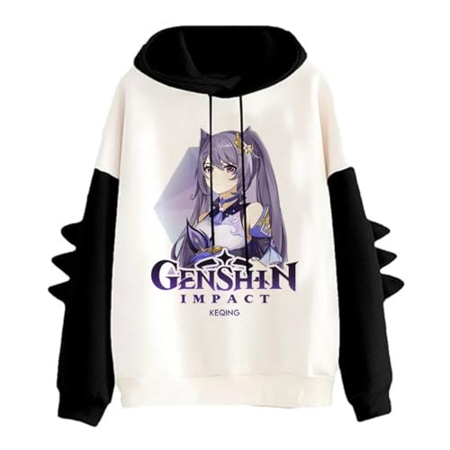 DNJKDEL Genshin Impact Anime Print Reißverschluss Hoodies Männer Frauen Harajuku Mode Langarm Plus Größe Reißverschluss Jacke Mantel-color8||L von DNJKDEL