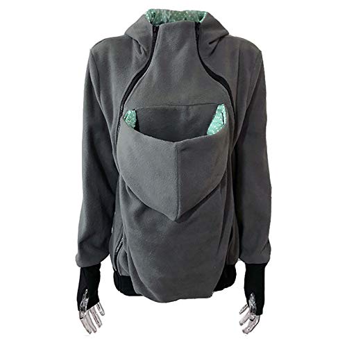 DNJKH 3 in 1 Allwetter Tragejacke für Mama + Baby, Umstandsjacke mit Reißverschluss, Winter Sportliche Jacke,1,XXL DNJKH 3 in 1 Allwetter Tragejacke für Mama + Baby, Umstandsjacke mit Reißverschluss, Winter Sportliche Jacke,1,XXL von DNJKH