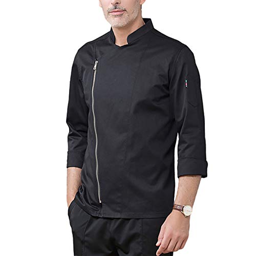 DNJKH Herren Küche Bekleidung Einfach Zu Säubern Kurzarm Kochkleidung Dauerhaft Kochjacke DNJKH Herren Küche Bekleidung Einfach Zu Säubern Kurzarm Kochkleidung Dauerhaft Kochjacke von DNJKH