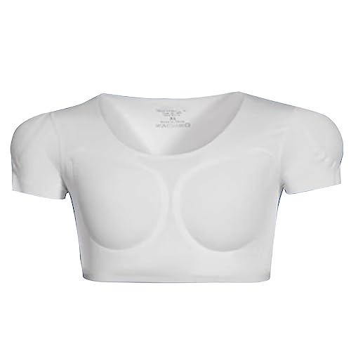DNJKH Herren Shaper False Muscle Chest T-Shirt Shoulder Padded Unterhemd Unsichtbar Realistic Muscles T-Shirts DNJKH Herren Shaper False Muscle Chest T-Shirt Shoulder Padded Unterhemd Unsichtbar Realistic Muscles T-Shirts von DNJKH