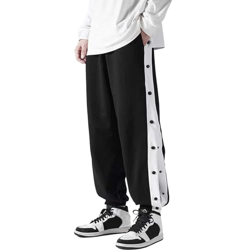 DNJKH Junge-Basketballhose zum Abreißen, Aufwärmhose, Seitlich Hochgeteilt, Sweatpants Aktiv, Workout, Jogger DNJKH Junge-Basketballhose zum Abreißen, Aufwärmhose, Seitlich Hochgeteilt, Sweatpants Aktiv, Workout, Jogger von DNJKH