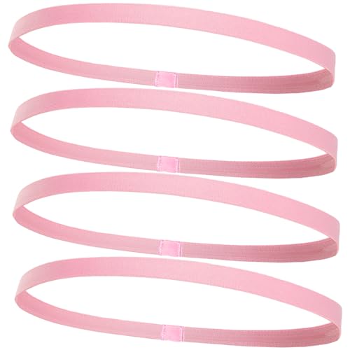 4 Stück Haarband Jungs Sport, Haarband Herren, Stirnband damen, Haarbänder Damen Dünn, für Yoga Fußball Joggen, Fussball-Rosa 4 Stück Haarband Jungs Sport, Haarband Herren, Stirnband damen, Haarbänder Damen Dünn, für Yoga Fußball Joggen, Fussball-Rosa von DOANTE