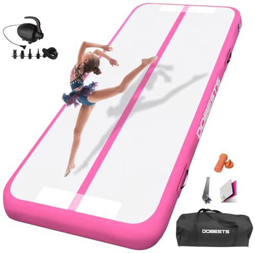 DOBESTS Airtrack Tumbling Matte, Gymnastikmatte mit Luftpumpe, Trainingsmatte mit Tragetasche, Turnmatte Zuhause, Outdoor, Yoga, Fitness, Sport 20cm Hoch 5m DOBESTS Airtrack Tumbling Matte, Gymnastikmatte mit Luftpumpe, Trainingsmatte mit Tragetasche, Turnmatte Zuhause, Outdoor, Yoga, Fitness, Sport 20cm Hoch 5m von DOBESTS