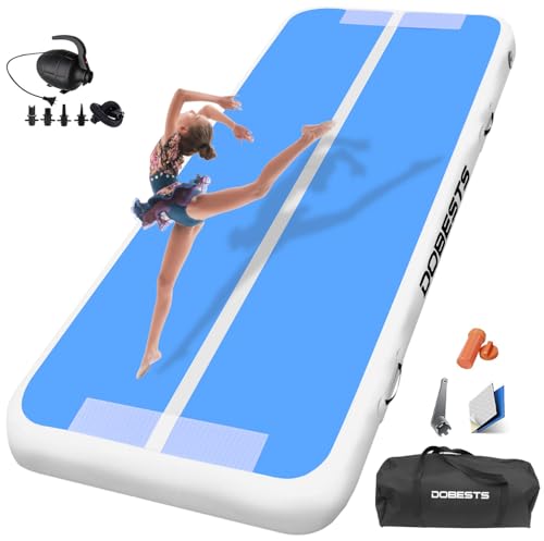 DOBESTS Airtrack Tumbling Matte, Gymnastikmatte mit Luftpumpe, Trainingsmatte mit Tragetasche, Turnmatte Zuhause, Outdoor, Yoga, Fitness, Sport 20cm Hoch 5m DOBESTS Airtrack Tumbling Matte, Gymnastikmatte mit Luftpumpe, Trainingsmatte mit Tragetasche, Turnmatte Zuhause, Outdoor, Yoga, Fitness, Sport 20cm Hoch 5m von DOBESTS