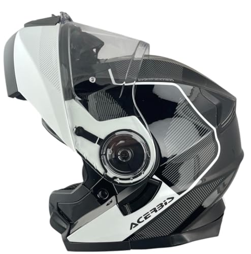 Acervis Serel Modularhelm, Weiß und Schwarz, 22-06 cm (L 59/60) von DOBLE XX