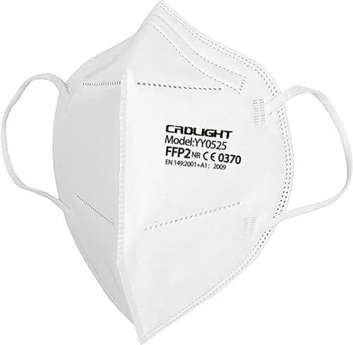 DOC CRD Light FFP2-Masken– Partikelfiltrierende Halbmaske – Schutzmaske für Mund und Nase – Gesichtsmaske –1500 Stück von DOC