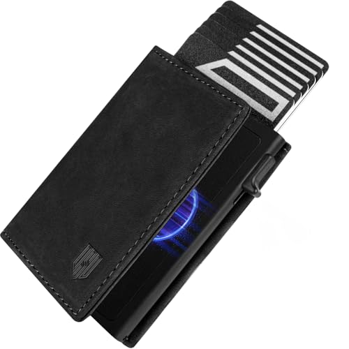 DODENSHA MagSnap Portmonee Herren I Slim Wallet mit Münzfach I Kreditkartenetui Geldbeutel Herren für 10+ Karten I Magnetischer Verschluss Geldbörse Herren I RFID Schutz I Schwarz DODENSHA MagSnap Portmonee Herren I Slim Wallet mit Münzfach I Kreditkartenetui Geldbeutel Herren für 10+ Karten I Magnetischer Verschluss Geldbörse Herren I RFID Schutz I Schwarz von DODENSHA