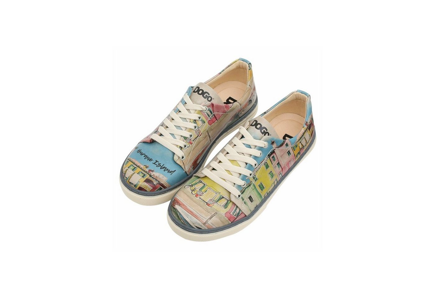 DOGO Damen Sneaker Burano Island Vegan Damen Sneaker / Female Sneaker Vegan DOGO Damen Sneaker Burano Island Vegan Damen Sneaker / Female Sneaker Vegan von DOGO